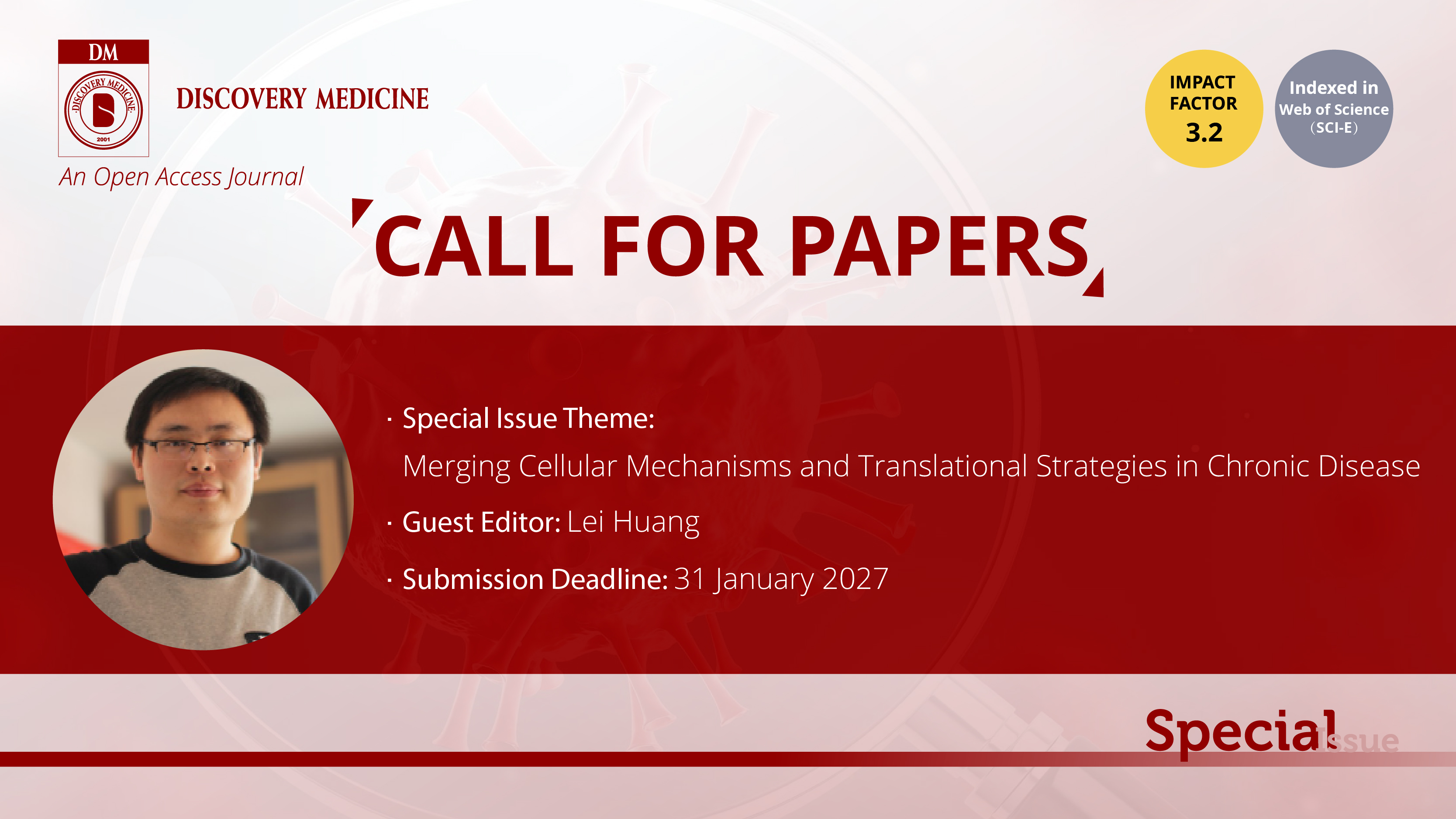Banner image for Merging Cellular Mechanisms and Translational Strategies in Chronic Disease